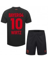 Bayer Leverkusen Florian Wirtz #10 Kotipaita Lasten 2023-24 Lyhythihainen (+ shortsit)